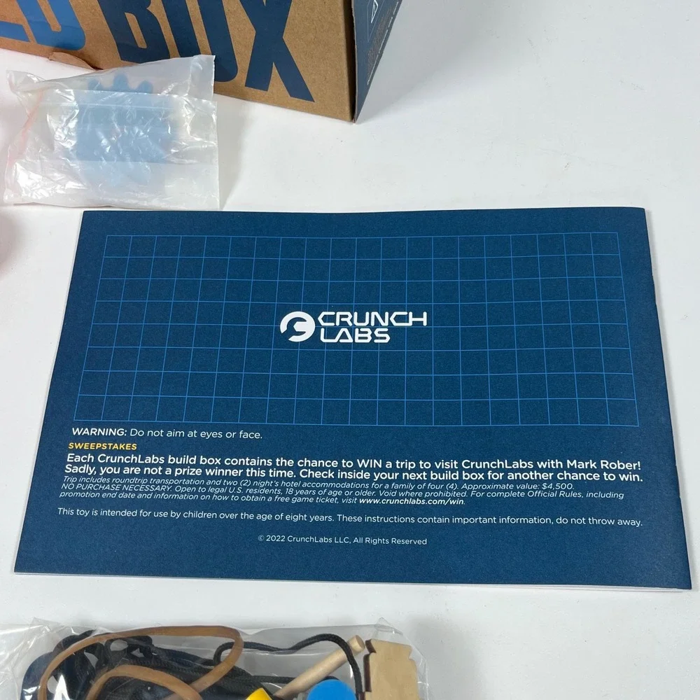Crunch Labs Build Box Tripwire STEM Kit Mark Rober Engineering - PARTS ONLY READ